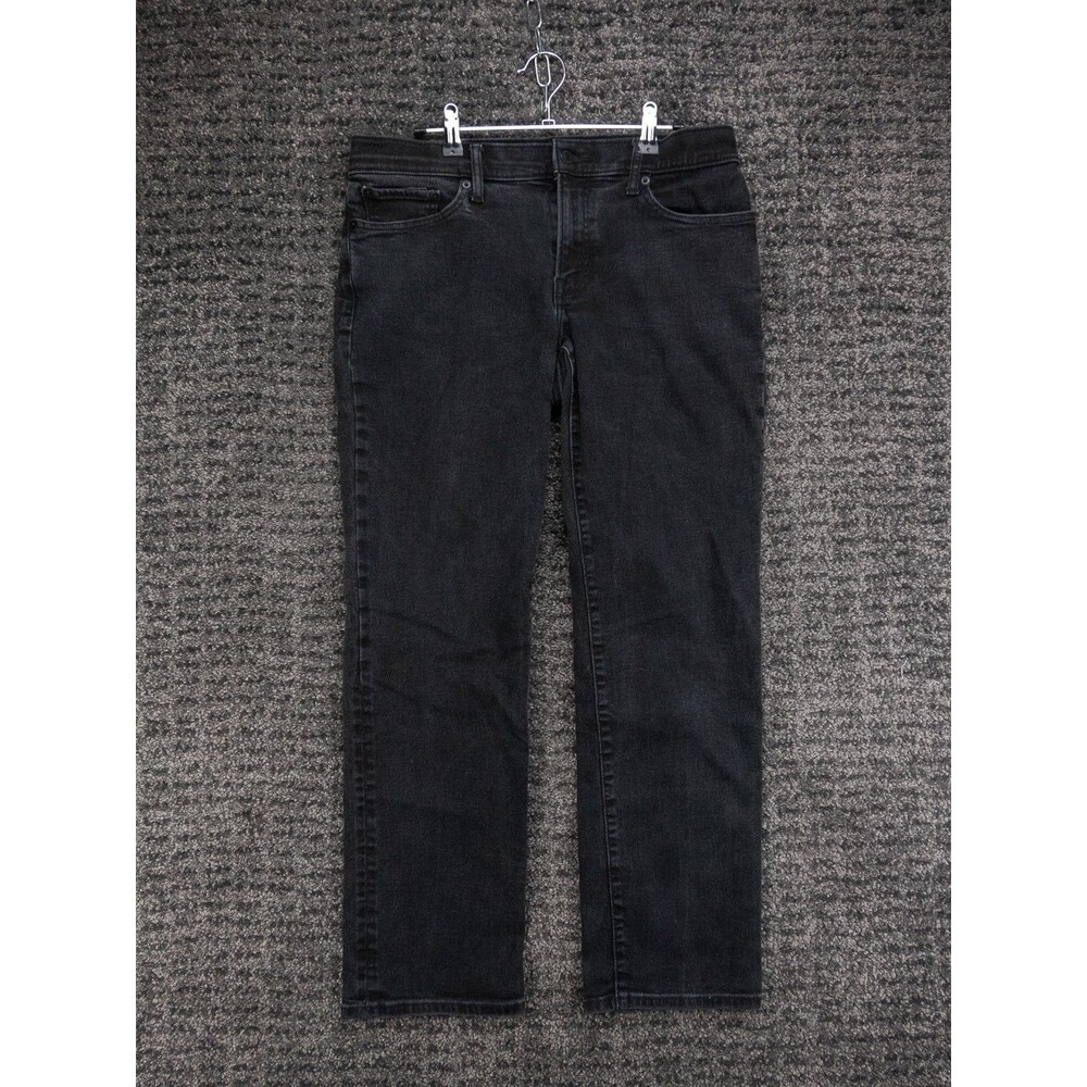Lucky Brand Jeans Womens 10/30A Black Sweet Mid Rise Straight Stretch Denim